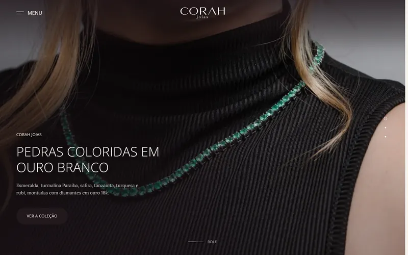 Site da Corah Joias